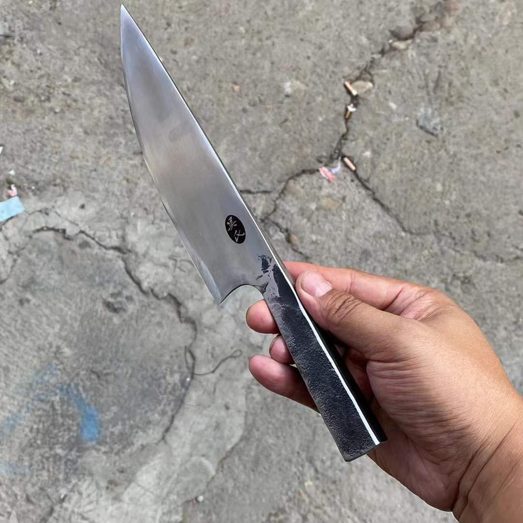 7.5 Inch Handmade Forged Chef Knife Powder Alloy Steel Blade Slicing Vegetables Cleaver Sashimi Meat All-in-one Kitchen Knife