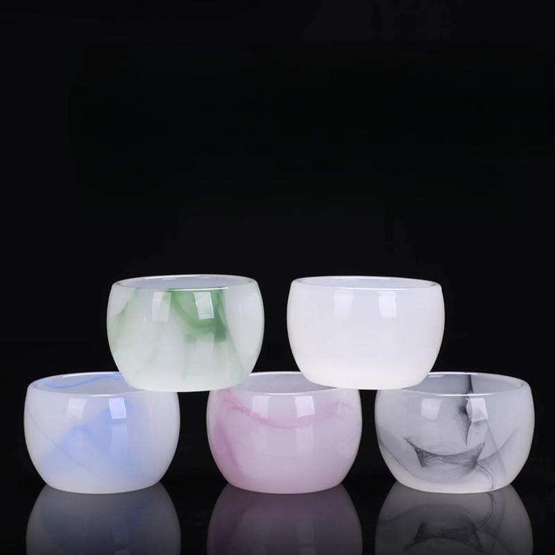 Ink glass master cup single cup personal special tea drinking cup kung fu tea set household men and women water cup