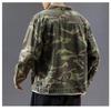 Frühling Herbst Männer Schwarz Denim Jacke männer Alle-Spiel Koreanischen Casual Modische Männliche Camouflage Arbeit Jacke Shirt Top neue