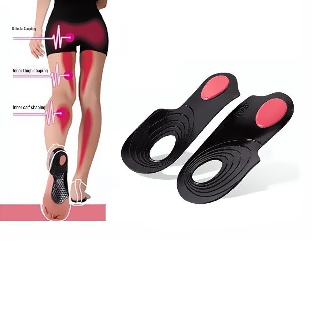 Atmungsaktive orthopädische Damen-Einlegesohlen für X-Beine, Plattfüße und Knievalgus, bequeme Silikonsohlen