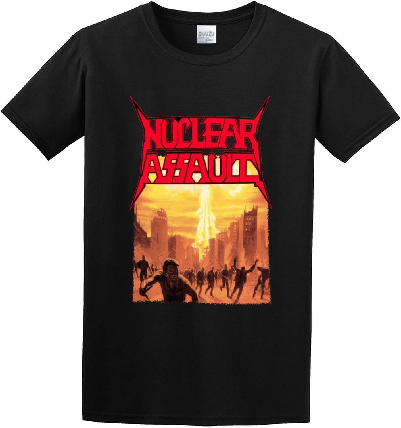 Short T-Shirt Nuclear Assault Game Over Thrash Black XL чёрный