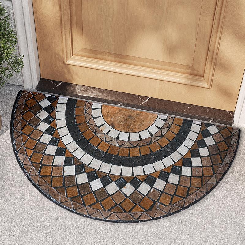 Covor de praf pentru ușă de intrare semi-rotunda americană. Covor anti-alunecare