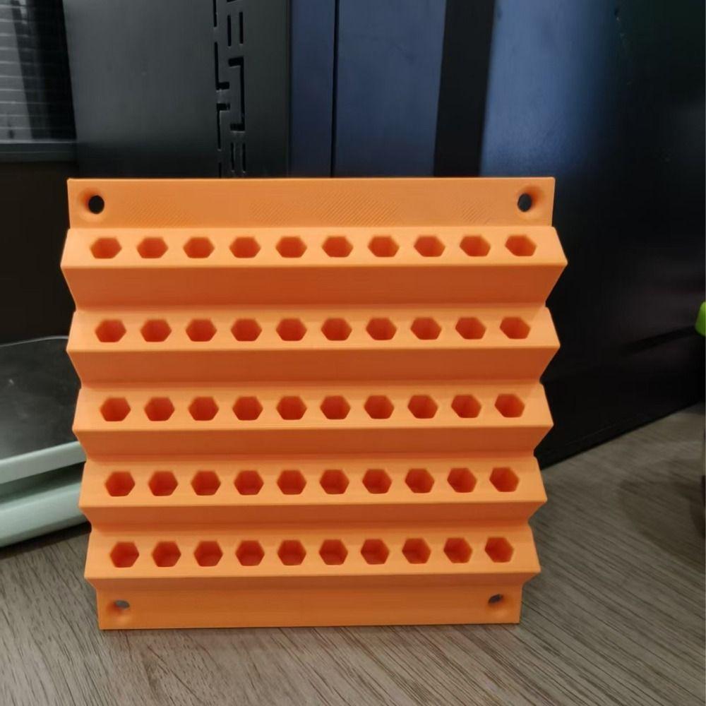 6.3mm Screwdriver Bit Organizer 3D Printing Drill Bit Storage Stand Professional Use