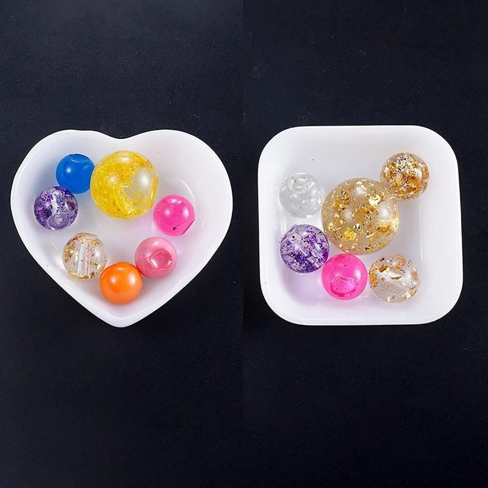 Small Silicone Craft Mold Heart-Shaped Resin Jewelry Mold Cute Storage Box Mold  Storage Containers