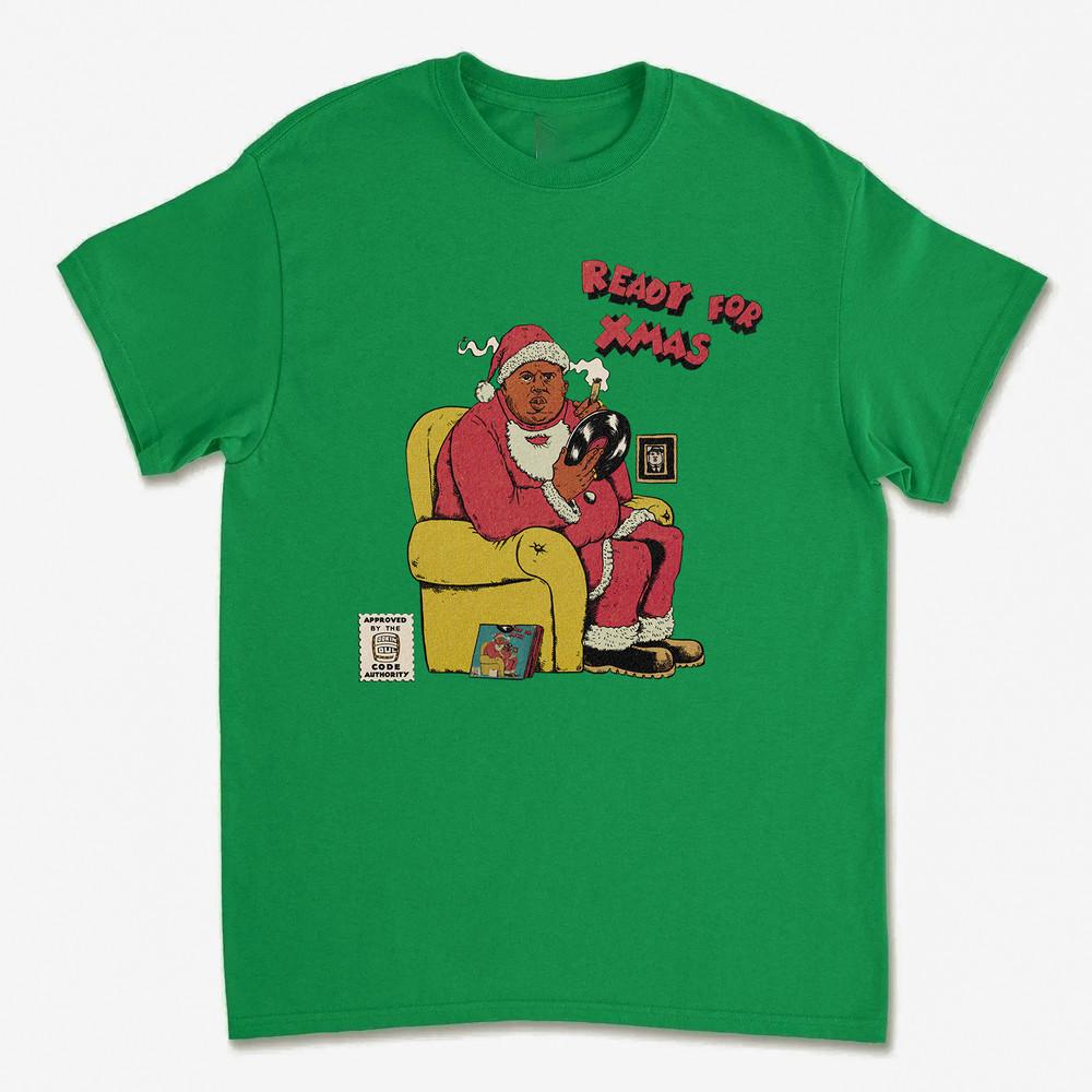 Cookin Soul Band Ready for Xmas Album Cotton T-Shirt Irish Green MK277 Unisex T-Shirt M