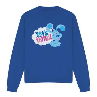 Blue´s Clues & You! Unisex Vuxen LetÂ´s Think Sweatshirt