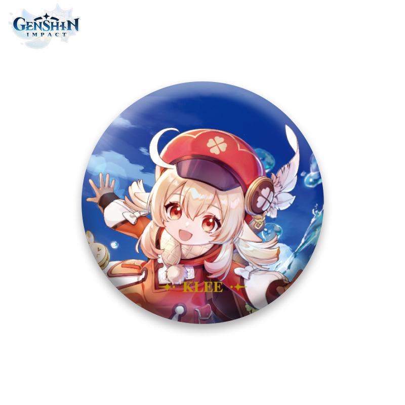 Authorized By MiHoYo 58mm Genshin Impact Theme Serie Character Badges