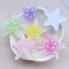6Pcs New Cute Resin Cartoon Colorful Starfish Series Flat Back Parts Embellishments For Hair Bows Accessories