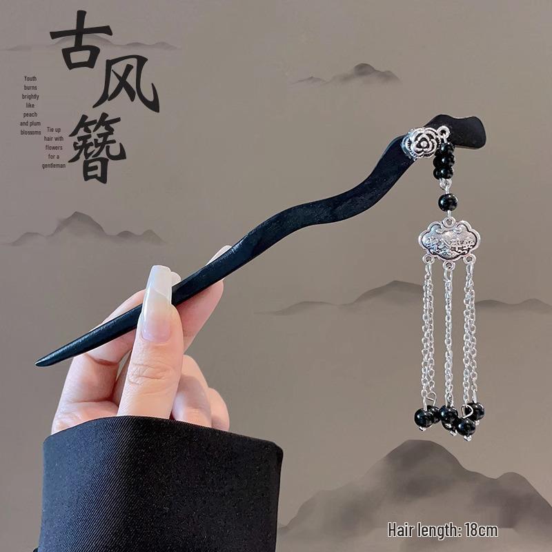 Elegante Hanfu-Blumenhaarnadel: High-End Quasten-Stufen-Schütteln für Hochsteckfrisur