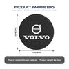 For Volvo 2Pcs Leather Car Coaster Water Cup Slot Mat Anti-slip Pad Xc60 Xc90 V40 V60 S60 V50 V90 S80 C40 XC40 V70 XC70 C30