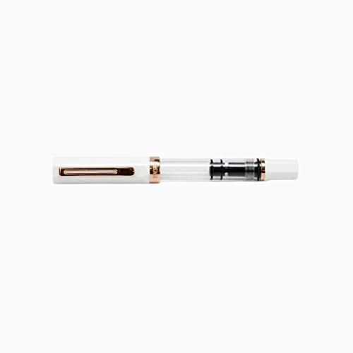 Twisbee Fountain Pen, Eco White Rose Gold, Extra Fine Point, TW100096