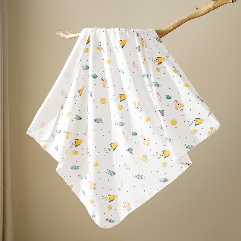 Class A Pure Cotton Newborn Swaddle Blanket – Soft, Thin, Skin-Friendly, All-Season Wrap