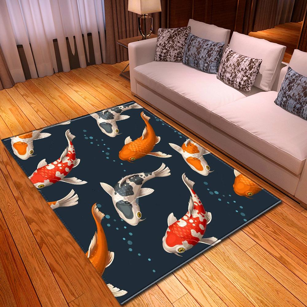 Tree Hole Big Carpet Feather Wind Bedroom Floor Mat Fixed Zhi