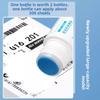 2 Bottles Privacy Quick-drying Anti-handwriting Leakage Smear Information Elimination Thermal Paper Correction Fluid