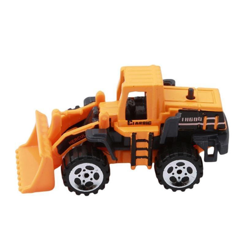 8 Types Children's Forklift Simulation Inertial Excavation Engineering Vehicle Excavator Model Toys