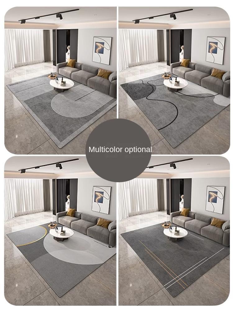 Simple Modern Carpet Living Room Sofa Coffee Table Cushion Light Luxury Home Decor Soft Cushion Bedroom Large Carpet