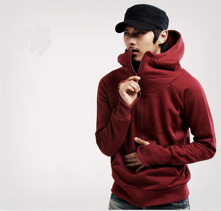 Unisex Basic Zipper Hoodie With Windproof Cuffs For Casual Winter Wear