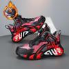 2025 Autumn/Winter Boys' Leather Sports Shoes with Velvet, Kids' Running and Basketball Sneakers