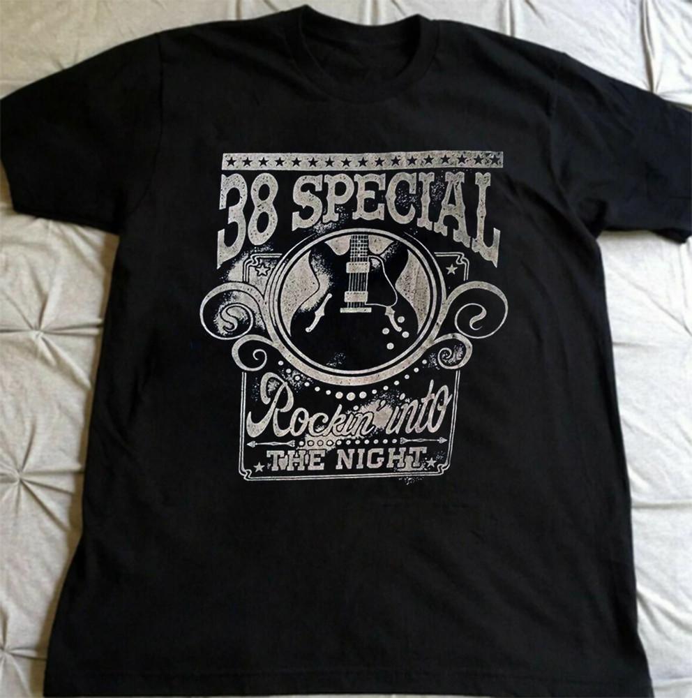 Vtg 38 Special Band Music Tour Cotton Black S-5XL Unisex Shirt KN577 Unisex T-Shirt S