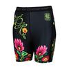 Women's Folk Sports Leggings 1/3 L Black