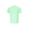 Li Ning Running Series Air Solid Color Reflective Round Neck Short Sleeve T-Shirt Men Tops Cool-Green ATSU199-3