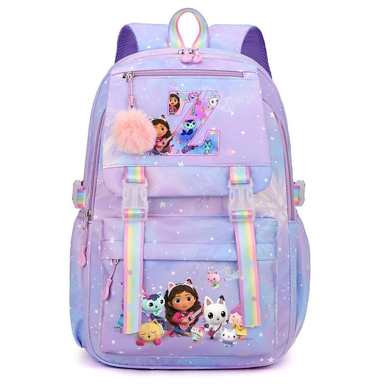 

Doll House Peripheral 26 Letter Printed Student School Bag Sweet Small Fresh Backpack Female