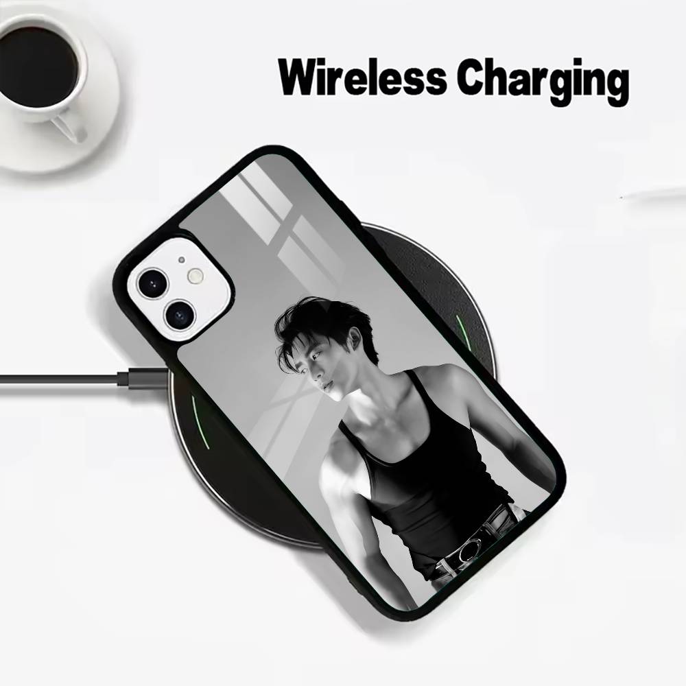 actor-Yu Shi Phone Case For IPhone17 16 15 14 13 12 11 Pro Max 16/15/14Plus Wireless Charger Cover Funda