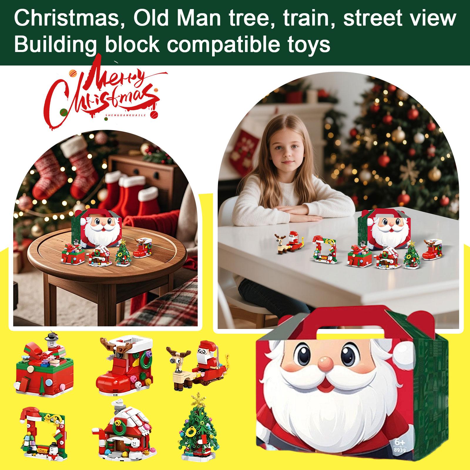 

Tree, Train, Street View, Building And Toys, Christmas Holiday Gifts One Size