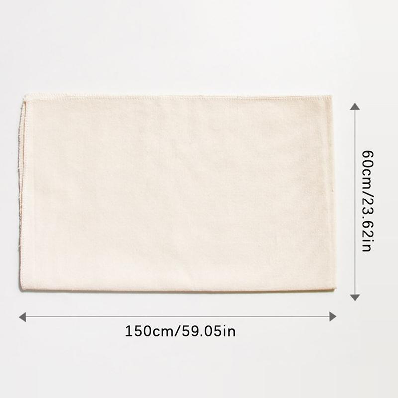 Fermented Cloth Dough Bakers Pans Bakers Dough Couche 100% Pure Cotton Pastry Proofing Cloth Baking French Bread Baguettes Loafs
