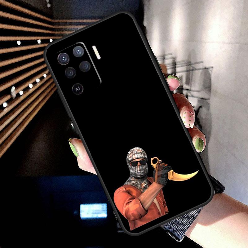 Standoff 2 Case For Oppo A38 A18 A78 A98 A58 A60 A80 A40 A96 A76 A16 A94 A74 A54 A15 A17 A57 A77 A5 Pro