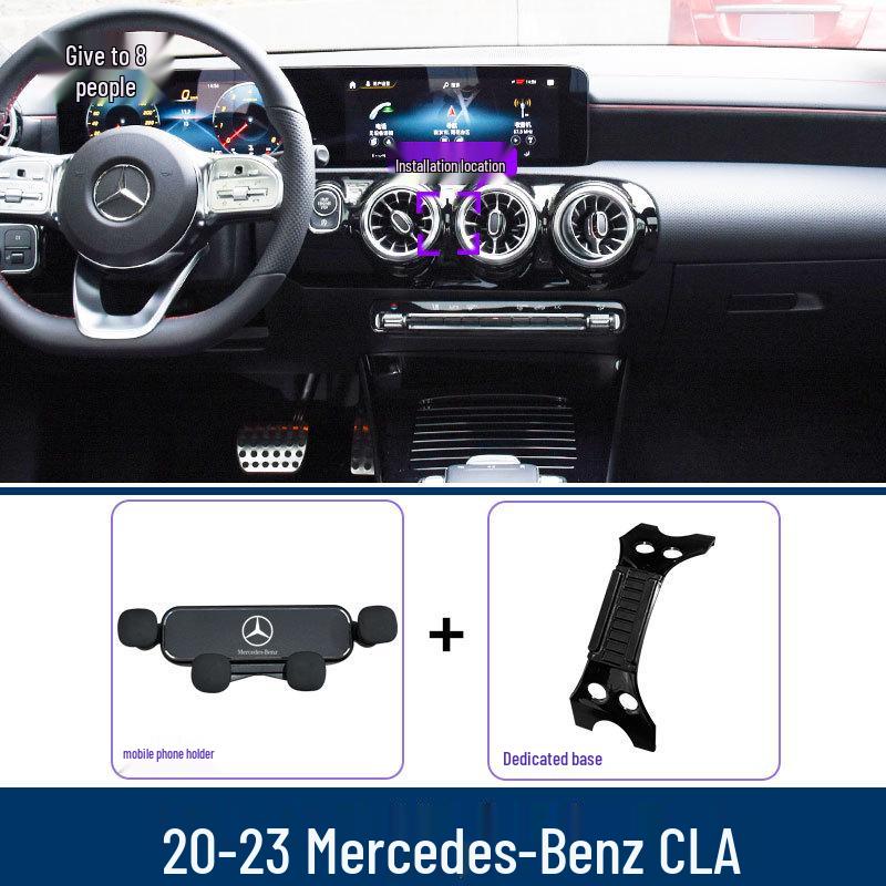 13-23 Mercedes-Benz CLA Phone Holder and Navigation Mount for Air Vent