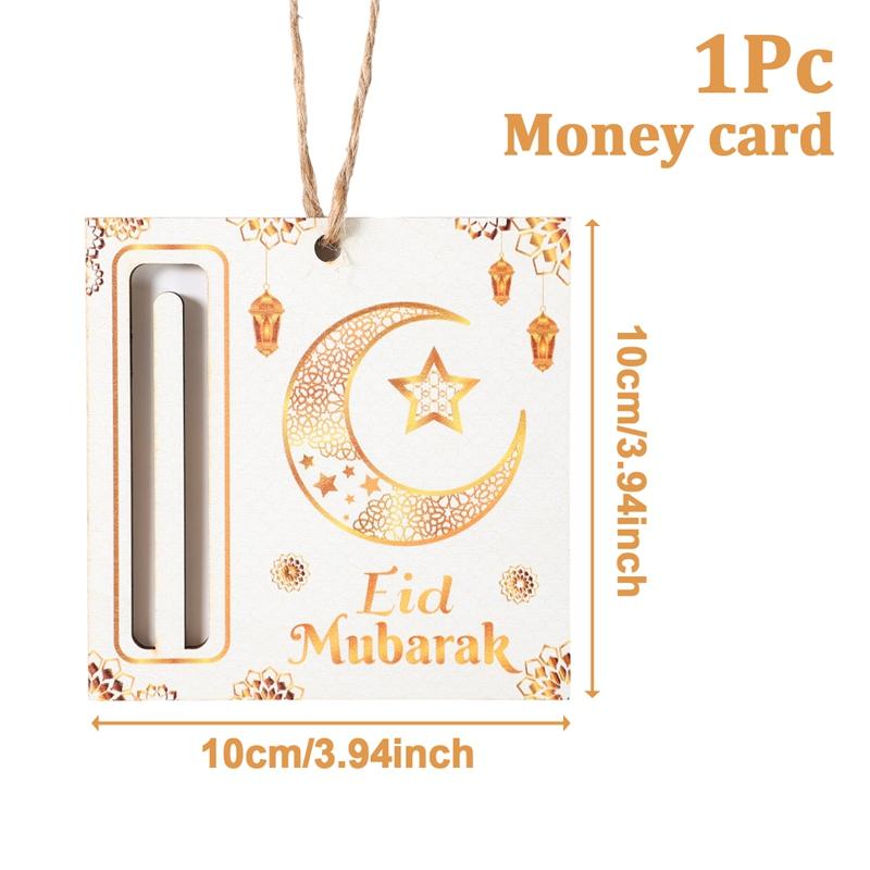 

Украшение Ид Мубарак Денежные открытки Декор Рамадана 2025 для дома Денежные открытки Рамадан Карим Исламская мусульманская вечеринка Подарки Ид аль-Адха