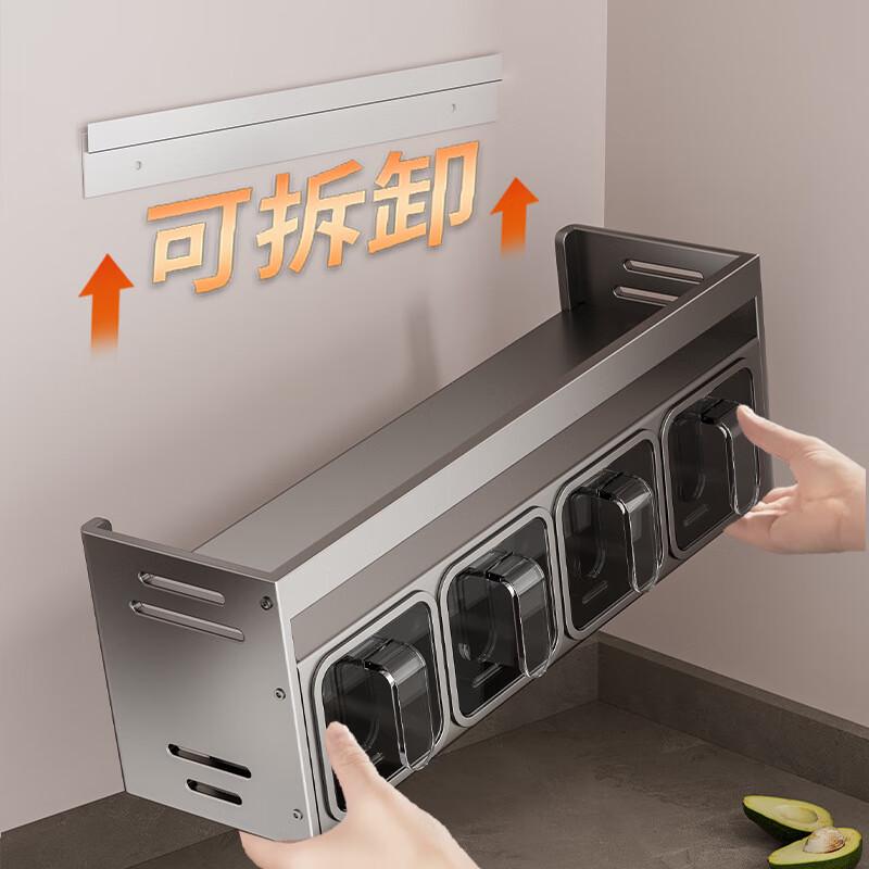 DANLE Wall-Mounted & Countertop Kitchen Spice Rack