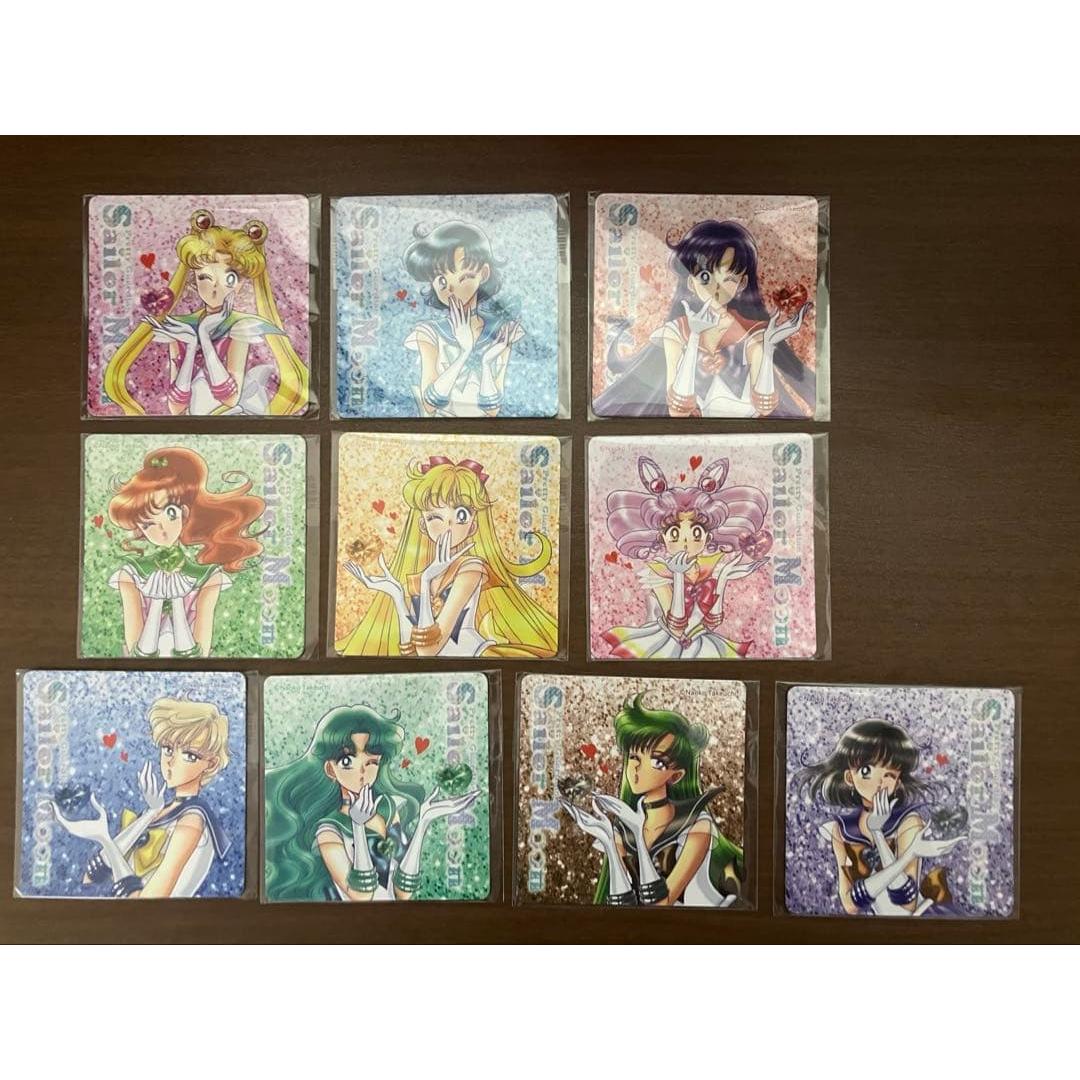 Sailor Moon Meiji Fruit Juice Gummy Garbo Bonus Magnetic Sheet Comp