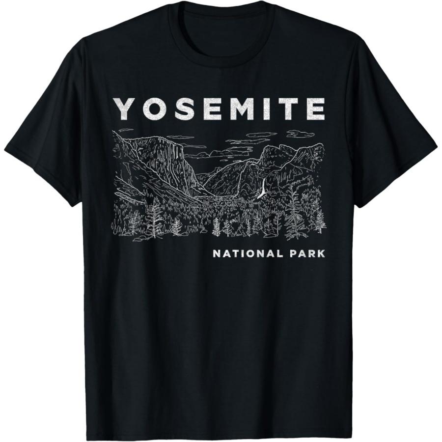 Yosemite National Park Souvenir Valley Tunnel View Souvenir T-Shirt S
