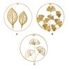 Exquisite Craft Leaf Wall Art Decor Durability And Countryside Charm Anti-corrosion Wall Decoration