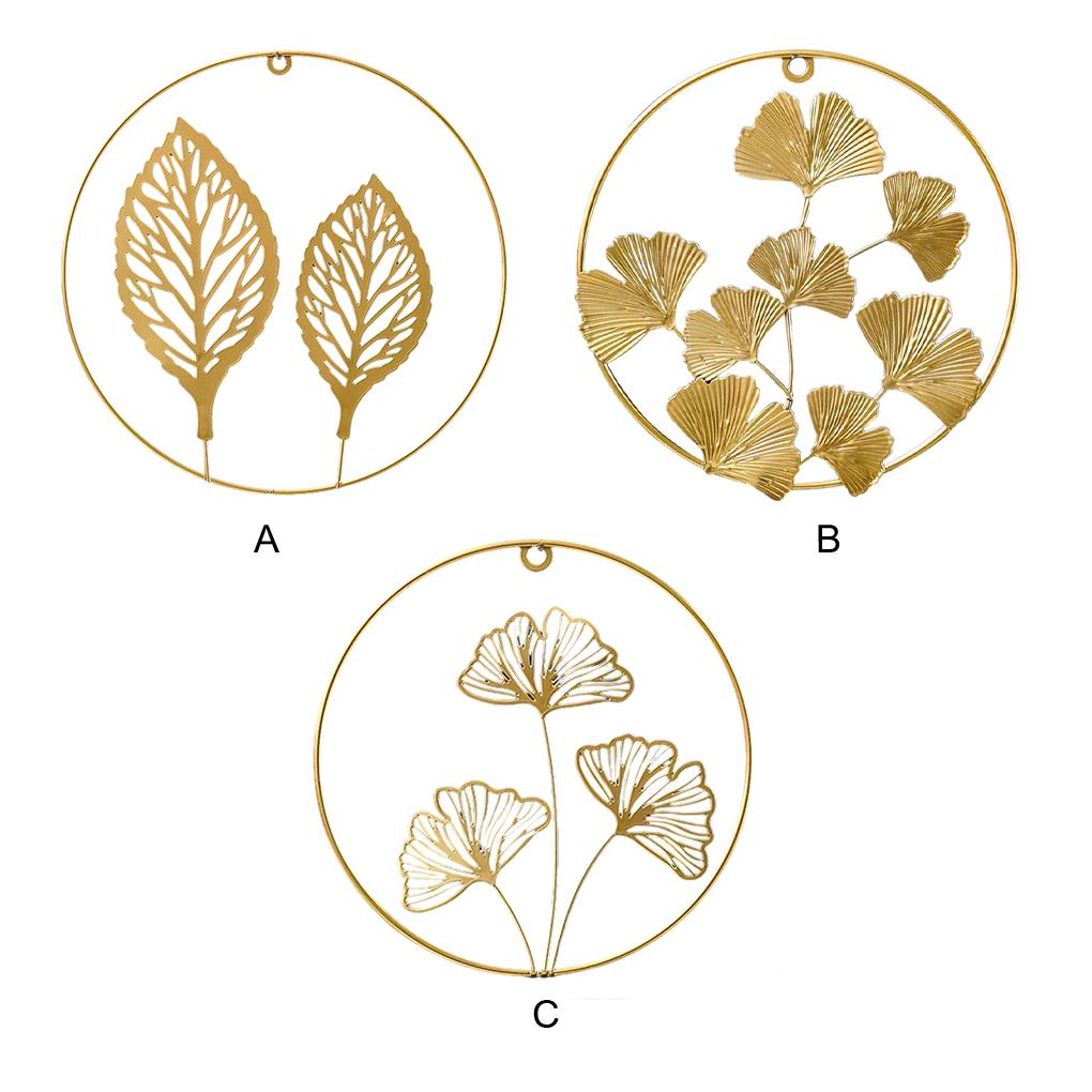 Exquisite Craft Leaf Wall Art Decor Durability And Countryside Charm Anti-corrosion Wall Decoration