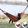 Hammock Leisure Durable Single Travel Swing Chair Hanging Bed Casual Hammocks For Patio Garden Backyard Outdoor Indoor With Bag