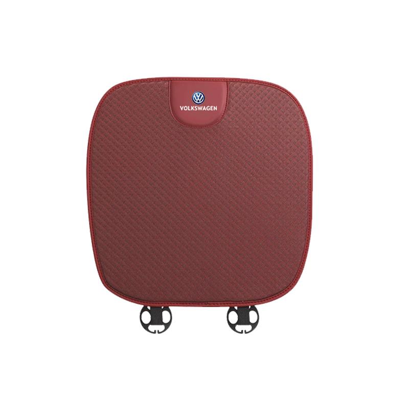 Car Ice Silk Seat Cushion Seat Covers For VW Golf Phaeton GTI Teramont Polo Backrest Mat Rear Seat Cushion Car Interior Keychain Zh6