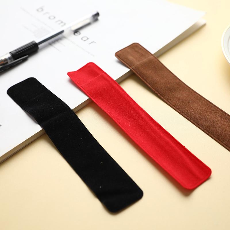 10 ks Sametové pouzdro na pero Pouzdro na plnicí pero Jednoduchá taška na tužky Retro obal na pero