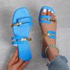 Women's Shoes Summer Flats Flip Flops Dress Shallow Casual Female Slides Rome Open-toe Women Slippers Slingback Sandals