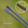 Old-fashioned Forged Fire Tongs: Stainless Steel Tongs for Home Use, Charcoal Clamp, and Sanitation Garbage Gripper.