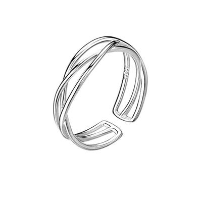 Woman Opening Ring Adjustable Fashion Trendy Wedding Engagement Bridal Festival Date Shop Simple Jewelry Ladies