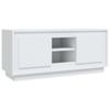 Vidaxl TV Cabinet, White, 102X35X45 Cm, Wood-Based Material