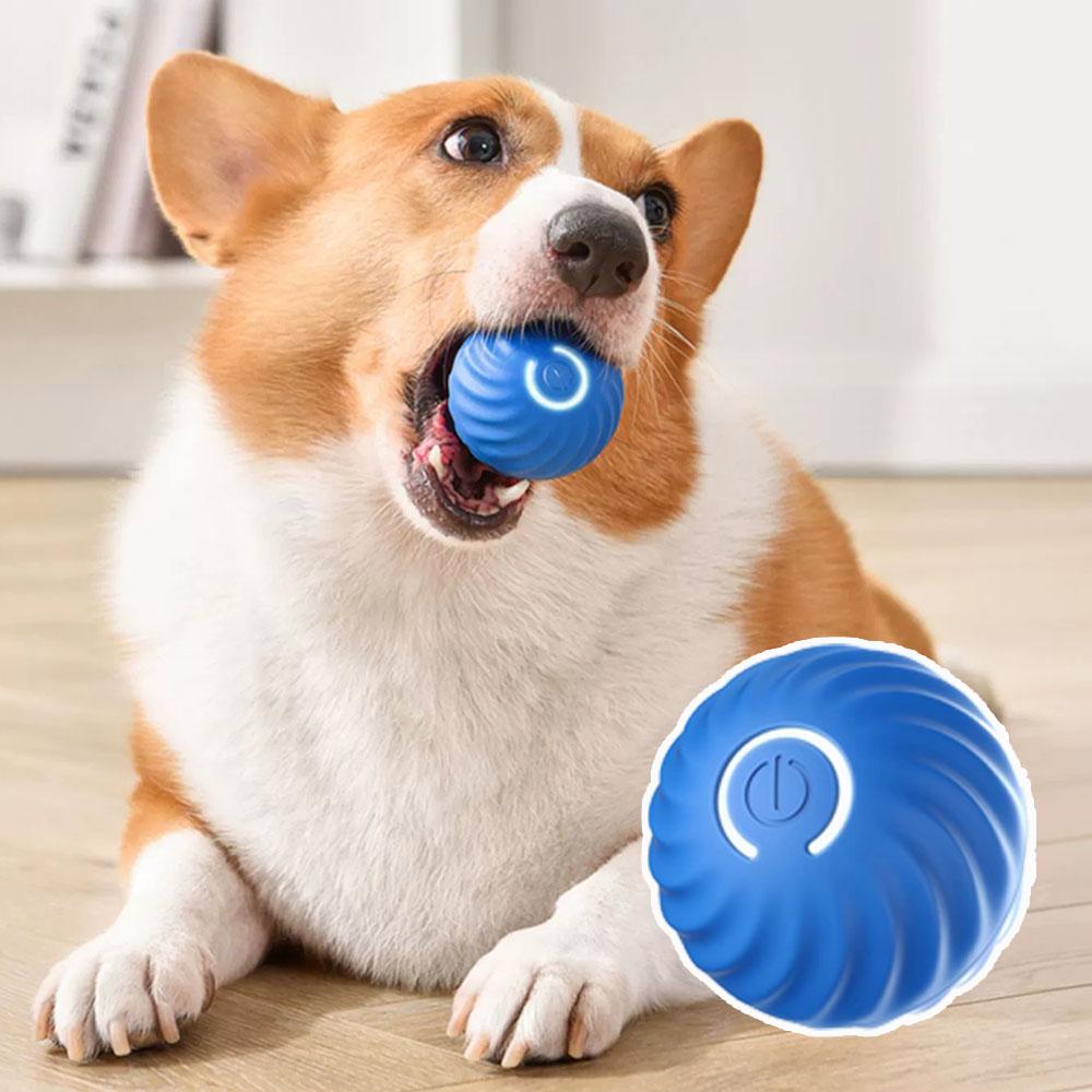 

Шарик для домашних животных, умный самодвижущийся мяч для собак, игрушки, прочный катящийся интерактивный шар для собак, перезаряжаемый для домашних животных, кошек, аксессуары