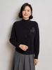BC Style Cashmere Cardigan: Elegant Autumn/Winter Embroidered Floral Wool Knit Jacket for Women