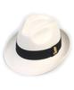 Yunibeosyeolkemiseuteuli Bu Gentle Line White Fedora Summer Hat