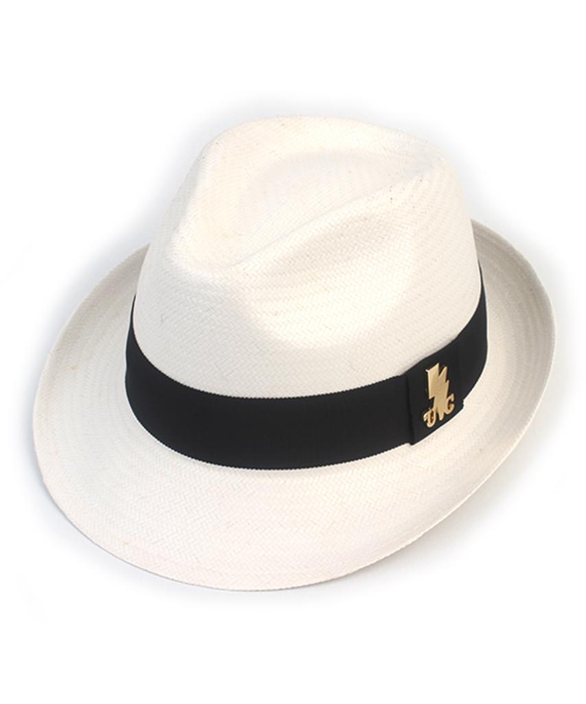 Yunibeosyeolkemiseuteuli Bu Gentle Line White Fedora Summer Hat