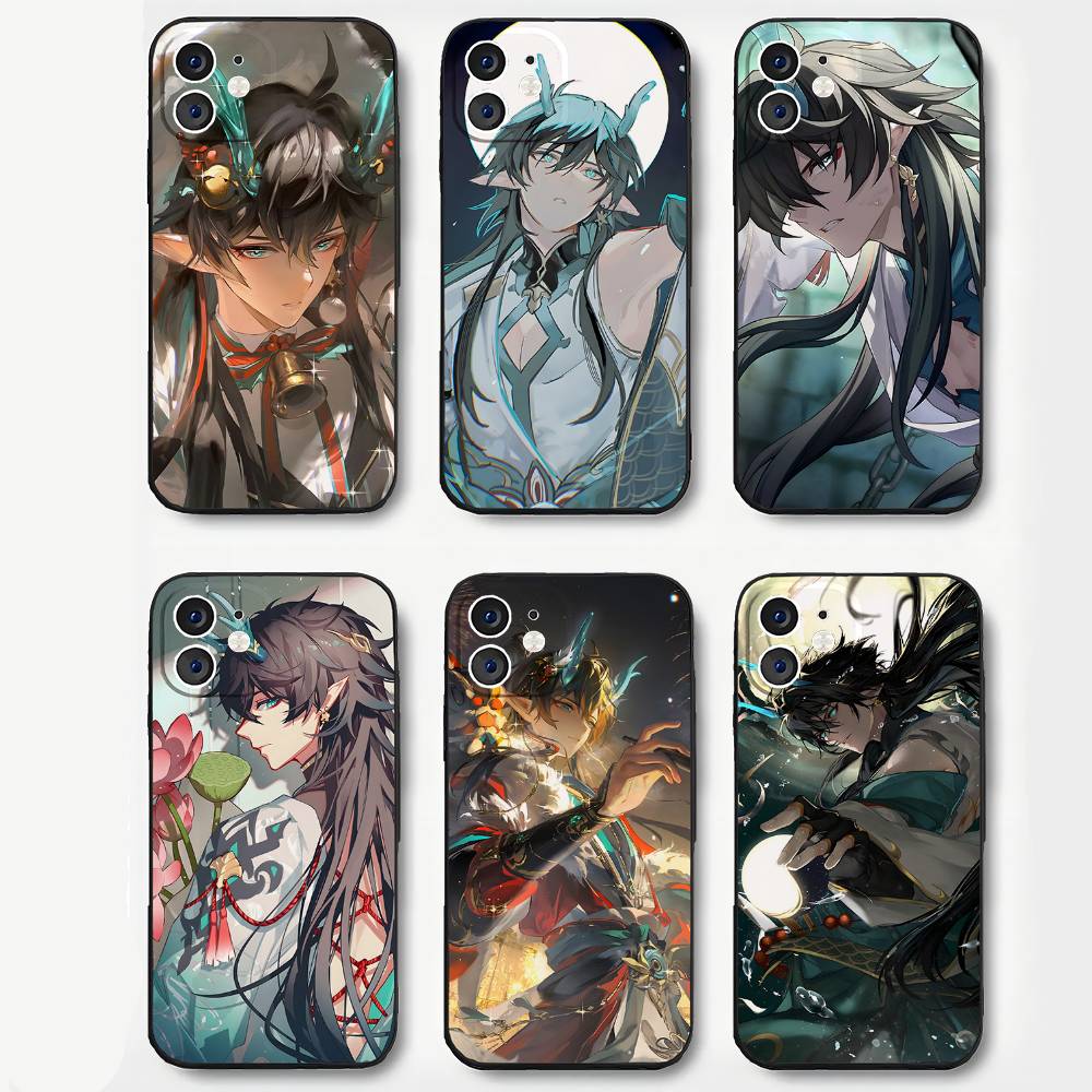 Imbibitor Lunae Game Genshin Impact Phone Case For IPhone 17 Air 16 15 14 13 Pro Max 11 12 Black Silicone Cover