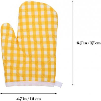 2 buc Mănuși de cuptor pentru băiat și fată, Mănuși de bucătărie rezistente la căldură pentru gătit, copt, BBQ, Mănuși de cuptor izolate cu șnur de agățare pentru uz casnic și cadou